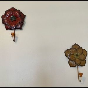 Metal Flowers set of 2